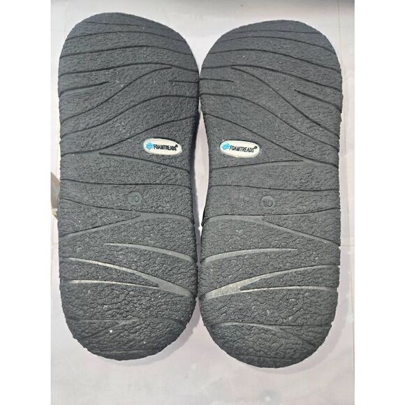 Foamtreads Trail Mens Size 10 Black Slip On Memory Foam Leather Loafer Slipper main image 7
